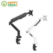 Happy Tech 快樂科技 鋁合金 17~36吋 大承重氣壓式 桌上型 液晶電視架 電腦螢幕支架 夾鎖桌2用