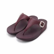 昂路名鞋館x鞋全家福旗艦店 FITFLOP LULU 水鑽扣環夾腳拖鞋 酒紫 6212-15385 女鞋 治裝激推