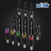 (店+)Labear 無磁深孔套筒 長套筒 六角長套筒 電動 深套筒 1/4六角柄 115L/185L 11.5溝 台灣製