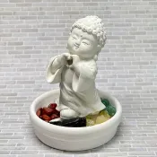 【五倍券優惠】五行水晶礦石擴香 台灣原創公仔之佛愛 - 小盤組