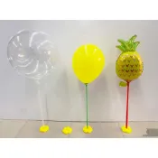 🎈台灣現貨🎈多用桌上氣球底座、單顆氣球底座、桌上氣球站立#氣球桌飄#鋁箔氣球桌上底座#波波球氣球桌上底座#宜蘭現貨