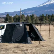 【OWL CAMP】加購 VanShelter TC 車邊/車尾帳 TPU門 車尾連接布 2色