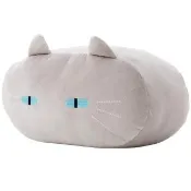 【NITORI 宜得利家居】QQ靠墊 MOCHIMOCHI 灰貓 SC142(QQ靠墊 灰貓 MOCHIMOCHI)