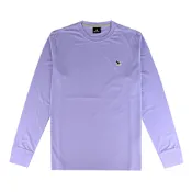 Paul Smith 彩色斑馬布章小LOGO棉質長袖T恤(淺紫/男款)