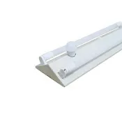 【東亞照明】LED T8 2尺*2管 小夜燈 山型燈 含燈管 白光 2入組(LED T8 2尺 2管 山形燈 吸頂燈)