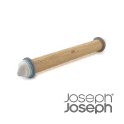 Joseph Joseph  厚度可調桿麵棍(灰藍 ) 桿麵 和麵 桿麵杖 可製作四種不同厚度麵糰/人體工學桿麵棍(灰)