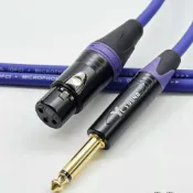 (店+)【YC Sound】50公分 彩色線 XLR母 轉 6.3mm TS 音源線 麥克風線 有線麥克風 XLR轉6.5mm 6.35mm