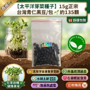 【太平洋芽菜種子】15g正宗台灣青仁黑豆/包🌱約135顆👑高發芽率專業芽菜級✨水耕土耕梅森罐皆適用💯無藥劑處理✅非基改