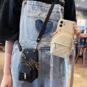 現貨🎈oppo A75 A73 reno ACE realme5 pro realme6 大容量錢包斜背掛繩包包手機殼