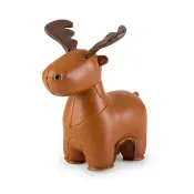 【紙鎮】麋鹿 Moose 皮革動物擺飾 | 生日禮物 入厝禮 北歐家飾