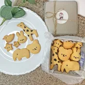 【可愛動物造型鐵盒餅乾】ZOO賞星派對