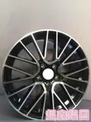 【A-7378】 20吋鋁圈 5孔130 5孔112 類 PORSCHE 原廠 亮黑車面 cayenne MACAN