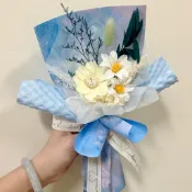 波斯菊畢業花束｜乾燥花｜韓系包裝｜畢業禮物推薦｜雛菊花束｜謝師禮畢業｜小花束｜畢業典禮｜畢業季｜花禮｜花