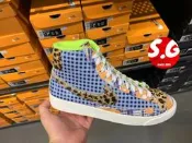S.G Nike Blazer Mid Gel 格紋 豹紋 拼接 女鞋 限量 高筒 CJ4239-491