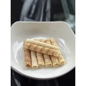 《餅乾先生》捲心酥檸檬夾心，好的當NG餅乾賣便宜好吃200g=50元，新鮮現烤，不太甜