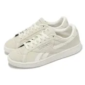Reebok 休閒鞋 Club C Grounds UK 女鞋 米 灰 復古 麂皮 低筒 100220809