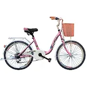 BIKEONE L8 26吋6速SHIMANO學生變速淑女車 低跨點設計
