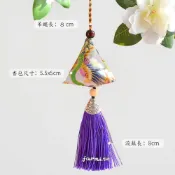 (店+)艾草香包(孔雀圖案流蘇款)*1包