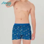 sloggi-MEN ME TIME系列寬鬆平口褲 紳士藍｜90-541 B9