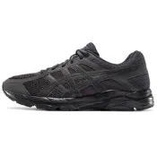 T8D4Q-020 ASICS Gel-Contend 4 體考舒適時尚 織物合成革 低幫 休閒長跑短跑城市通勤跑步鞋 男款 黑色