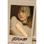 B51:日本女優-‘’小野夕子‘’簽名照.拍立得照片