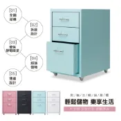 Hyman PluS+ 全鋼板移動式3抽附輪抽屜櫃/公文櫃活動櫃-48.5*28*41cm