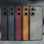 適用於 OnePlus Nord CE 5 5G 豪華商務復古皮革軟橡膠 TPU 保護套