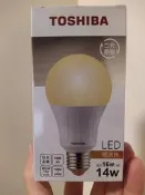 東芝 TOSHIBA 14W LED球泡型燈泡 3000K 燈泡色 E27