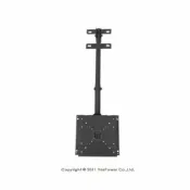 悅適影音教學導覽用品 LCD-24 15-32吋液晶電視吊架/長度89-104公分/向下俯角30度調整/承重30kg/台灣製造