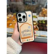 ✨免運現貨｜隔日到店英文小吐司適用18创意iphone 17 pro max手機殼16韓系15可愛14簡約13質感防摔殼