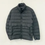 【DOKODEMO】優衣庫 J 超輕羽絨服，90%羽絨，黑色，L碼，古著
