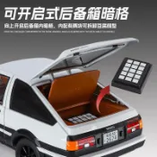 玩具車 模型車 車模 汽車模型合金車模型1:18 豐田AE86 合金車模 豆腐店頭文字D秋名山車神 藤原拓海戰車 大號仿