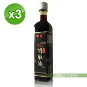 仁美良食 松鼎 正宗北港純胡麻油 (500ml/瓶)x3