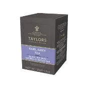 【英國皇家泰勒茶Taylors】皇家伯爵茶紅茶葉包20包x1盒(佛手柑香氣餅乾零食下午茶鮮奶茶咖啡因茶)