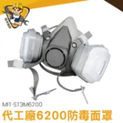 【精準儀錶】濾毒口罩 MIT-ST3M6200 濾毒罐 各式配件及耗材 活性炭 農藥 粉塵  噴農藥口罩