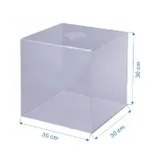 永昌辦公3C家電 徠福 壓克力摸彩箱 中 30x30x30cmx3mm /個 NO.1191（訂製品，確認訂購後恕不退換貨）｜領券最高折$220
