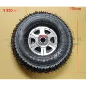 (店+)4.10/3.50-4 10吋八層加厚合金輪胎 推車輪 老虎車輪 風輪 20mm 手推車輪胎 橡膠充氣 輪胎