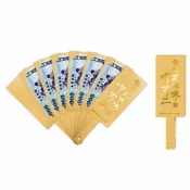 (店+)半夜不睡覺 6卡金綻扇子紅包袋-1入 笑咪｜健康｜千萬｜錢多     趣味紅包袋｜扇子紅包｜春節｜文創｜