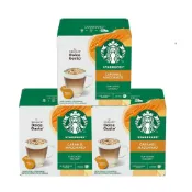  (店+)【NESCAFE Dolce Gusto】星巴克焦糖瑪奇朵咖啡膠囊 12顆*3盒 (適用雀巢多趣酷思咖啡機)