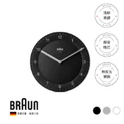 【福利品】BRAUN德國百靈 簡約經典 掛鐘 壁鐘 – 黑白任選 / 23cm