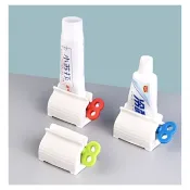 牙膏擠壓器 洗面乳擠壓器 夾座捲 牙膏器 紅 / 藍 / 綠 顏色隨機【樂美小鋪】
