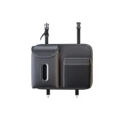 (店+)【REALBUY 真的購了】高質感防水垃圾收納袋 汽車椅背 收納袋 車用掛袋 置物袋 防水收納袋 皮革質感 車用垃圾桶