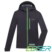 【ATUNAS 歐都納】【ATUNAS EDGER】男款3L彈性防水外套/機能外套(A1GAFF01M碳黑/專業登山/專業衝鋒衣/防風雨)