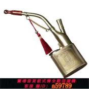 集品臺 【品牌好貨 可打統編】合旺一壺六用黃銅水煙斗雙過濾復古高檔男士水斗壺純銅老式水煙袋