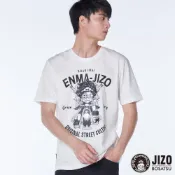 【買1送1】地藏爆走腳踏車短TEE(白)- BLUE WAY 地藏小王