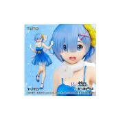 (店+)【TAITO】Re:0 從零開始的異世界生活 雷姆 藍色透明裙版 23cm / 公仔 景品 / RE0