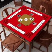 【淇樂購】棋牌室加厚隔音正方形防滑麻將桌墊撲克墊防噪音耐磨牌桌墊可水洗