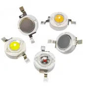 1W/3W大功率貼片LED燈珠超高亮度手電筒小燈泡暖白冷白藍綠黃紅色