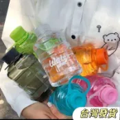 可開發票統編新品光水杯水桶型水杯網紅迷你水桶杯夏天水杯飲水機新款上班族透明防漏創意造型水杯壹灣