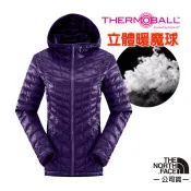 【北臉 The North Face】6折》女 PrimaLoft 輕量 連帽保暖外套 化纖外套 CUD4 石榴紫